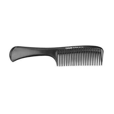 Peigne Rateau Démêloir (22,2cm) ABS Noir- Centaure