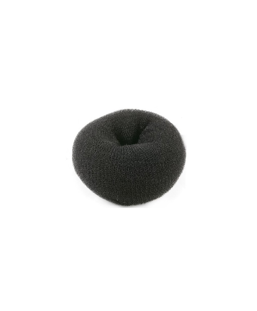 Crepon à chignon pouf - Noir - 17x8cm