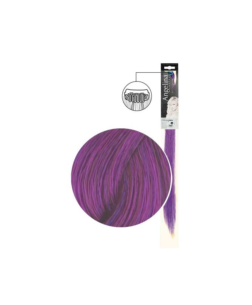 Mèche Ag-Ct Remyhair Clip Pourpre 3Cm 45Cm X1