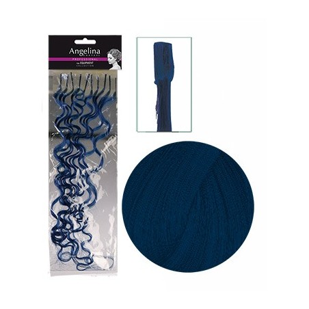 Mèches Naturelles Ringx10 Wavy 25 Bleu