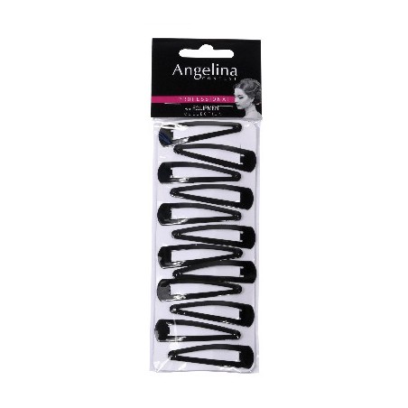 Barrettes Dany Noires x12 (50/14mm) - ANGELINA C