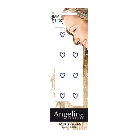 Ornements de coiffure 8 Love Bleu (2mm)