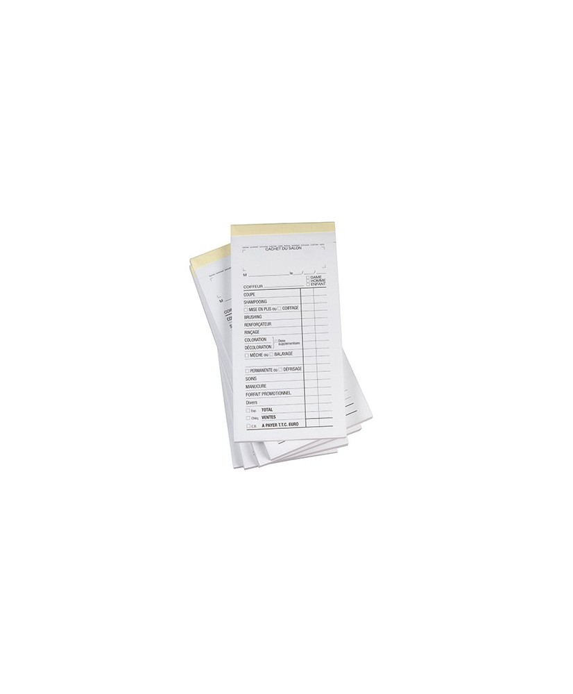 Bloc Chim.Sans N Blanc 10Carnets de 50Fiches