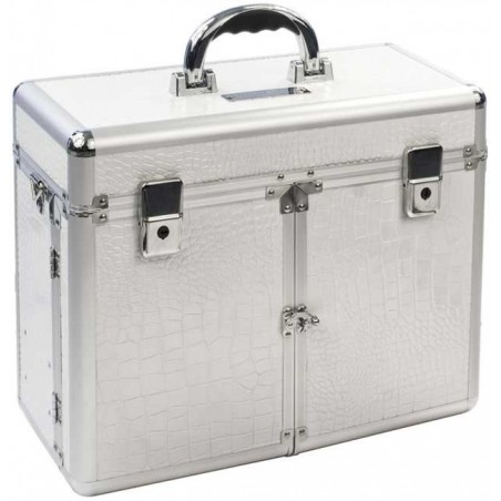 Valise Esto-3   420X190X330 Croco Blanc